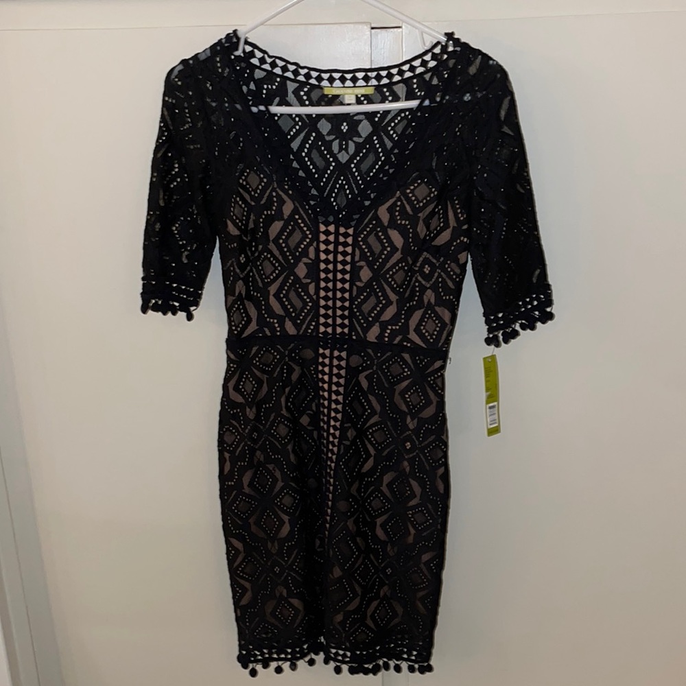 Gianni Bini Black Lace Dress